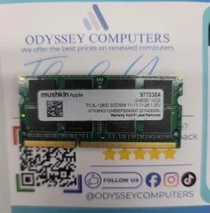 Mushkin Apple Enhanced 16GB PC3L-12800 SODimm Speicher für Apple 977038A - Bild 1 von 2