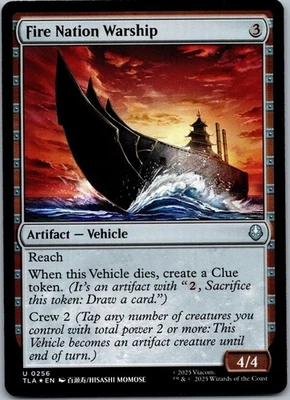 Fire Nation Warship Foil Avatar: The Last Airbender 256 NM - Image 1 of 2