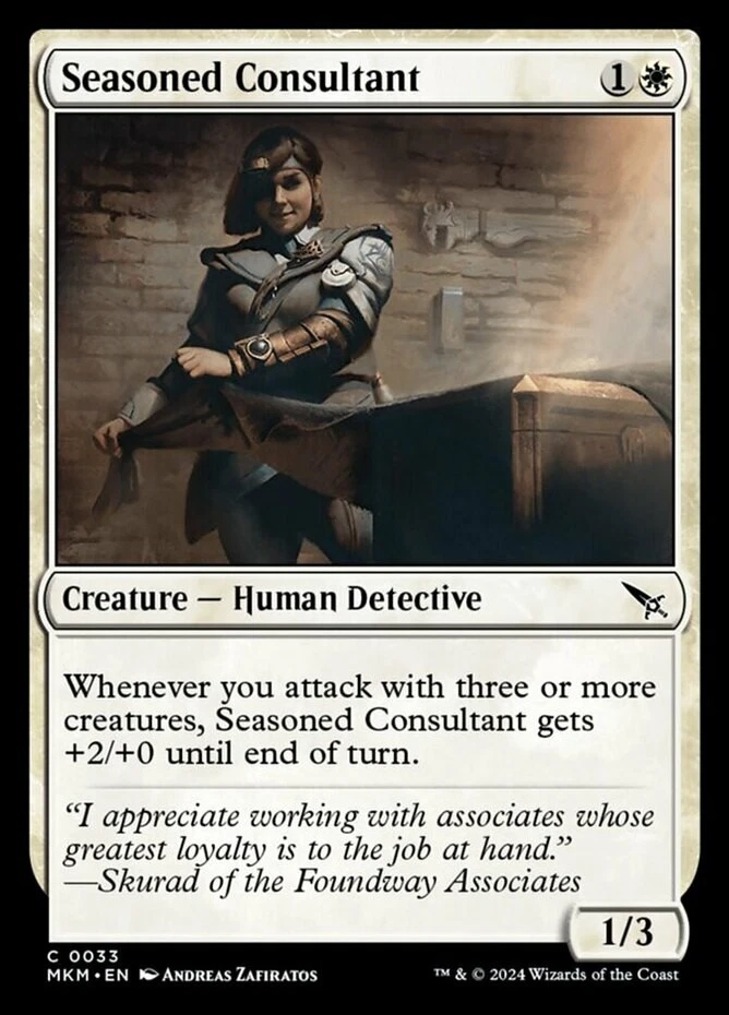 x1 Seasoned Consultant - Murders at Karlov Manor - NM - MTG - Image 1 of 1