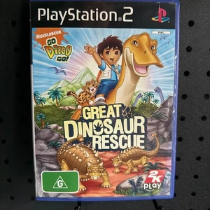 Go, Diego, Go! Great Dinosaur Rescue PlayStation 2 PS2 Game Manual + Tracked Del - Picture 1 of 4