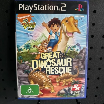 Go, Diego, Go! Great Dinosaur Rescue PlayStation 2 PS2 Game Manual + Tracked Del - Image 1 of 4