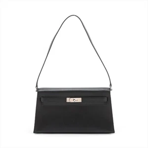 Hermès Kelly Elan Chèvre Shamukira Black B: 2023 - Picture 1 of 12