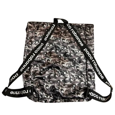 Mochila camuflada Paco Rabanne bolsa de moda mochila com estampa de designer - Imagem 1 de 4