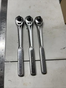 (3) Vintage Craftsman USA Ratchets -V- 44985 1/2” Drive W/ Quick Release. VF. - Bild 1 von 13