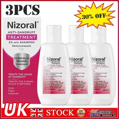 3PACKS | Nizoral Anti-Dandruff Shampoo - 60ml*3