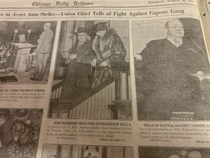 Gangster Collection 30 papers Prohibition Dillinger Capone Bonnie and Clyde - Foto 1 di 10