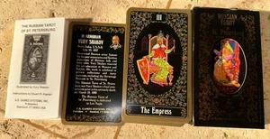 Russian Tarot Of St. Petersburg 1992 Book & Deck Set Made Belgium - Picture 1 of 7