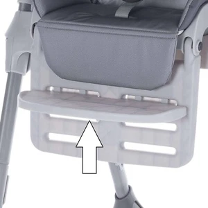 Chicco poggiapiedi grigio per seggiolone polly easy 28790650389 nuovo-Italia - Foto 1 di 1