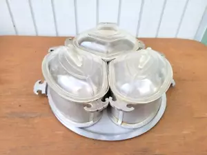 3 Vintage GUARDIAN SERVICE Triangle Heart Aluminum Cookware w/ Lids - Picture 1 of 5