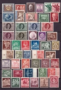 P259) Collection Third Reich Hitler Nazi WWII LOT MINT NEVER HINGED MNH - Picture 1 of 1