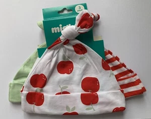 NEW Set of 3 Cute Baby Infant Beanie Knot Hat Cap Preemie, New Born, 3M, 6M, 9M - Picture 1 of 6