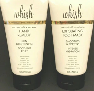 2X Leche de coco de batido + Máscara exfoliante para pies de verbena y remedio manual 5 oz SELLADO - Imagen 1 de 8