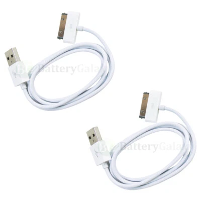 2 USB Travel Battery Charger Cable for Apple iPad Pad Tablet 1 1st Gen 400+SOLD - Image 1 of 4