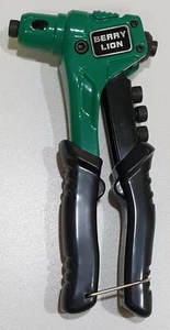 BERRYLION 8" H/DUTY HAND POP RIVET GUN – 4 Rivet Size 1/8”, 3/32”, 5/32” & 3/16" - Picture 1 of 12