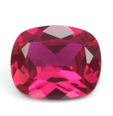AAA 6.55 Ct Natural Mozambique Blood Red Ruby Cushion Cut Loose Gemstone - Image 1 of 4