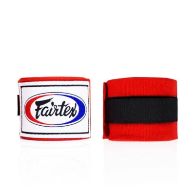 2 Pcs Fairtex Elastic Cotton Handwraps Muay Thai Boxing HW2 Full-Length 180-inch - Image 1 of 4