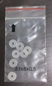 Polyslider split washer (8 x 2.1 x .5mm) Lot of 7 - Picture 1 of 1