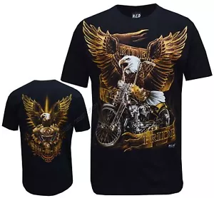 New Eagle Biker Native American Indian Motorbike Motorcycle T - Shirt M - 4XL - Picture 1 of 2