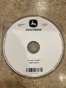 John Deere 6600 Combine Parts Manual PC1166 on CD 01JAN15 - Picture 1 of 2
