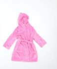 Blue Zoo Girls Pink Polyester Robe Size 2-3 Years Tie