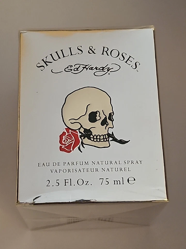 Ed Hardy Skulls & Roses for Her Women Eau de Parfum 100ml / 3.4oz spray new! - Image 1 of 4