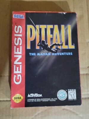 Pitfall: The Mayan Adventure (Sega Genesis) Card Board Box Version  - Image 1 of 4