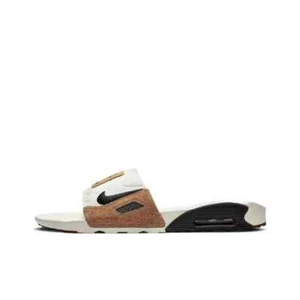 Nike Air Max 90 Slide Kork weiß/braun/schwarz BQ4635-103 Herren Größe 9 - Bild 1 von 5