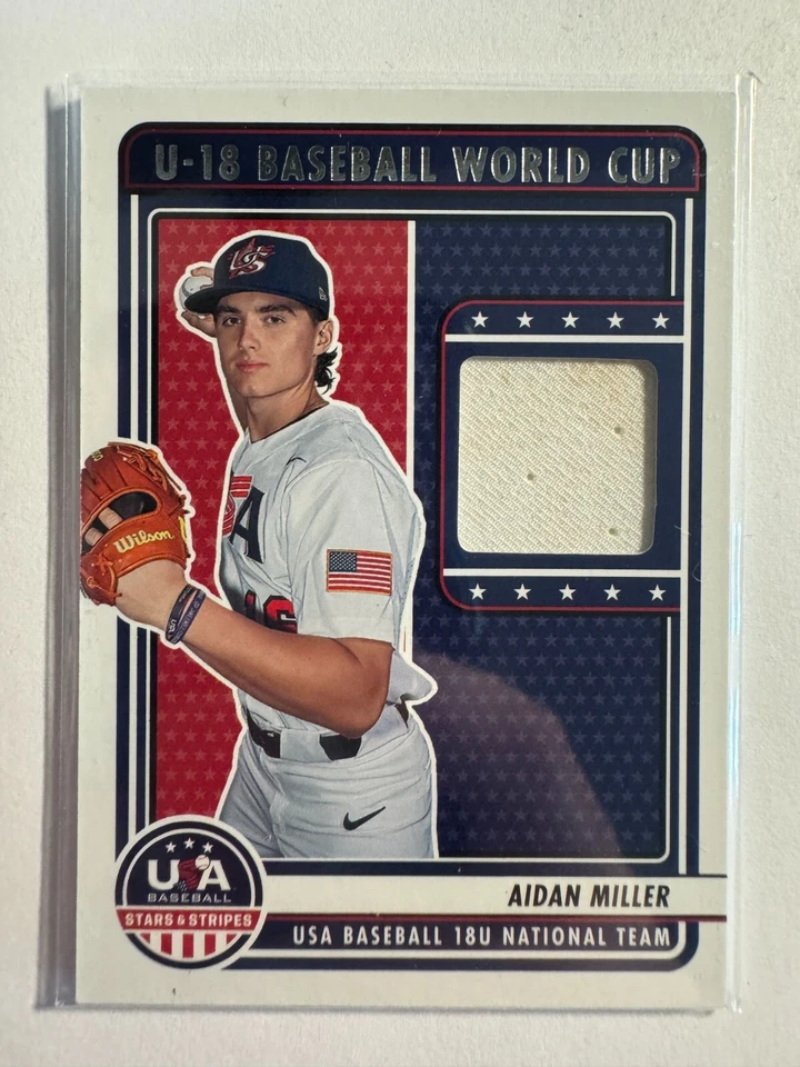 K247,318 - 2023 USA Stars & Stripes U18 World Cup Jersey #1 Aidan Miller - Image 1 of 1