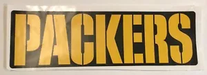 Green Bay Packers Logo fathead decal 20”x6” NFL Wall Graphics wall new - Picture 1 of 1