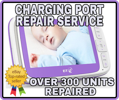 BT 6000 Video Baby Monitor Parent Unit USB Charging Port Repair Service • 19.50£