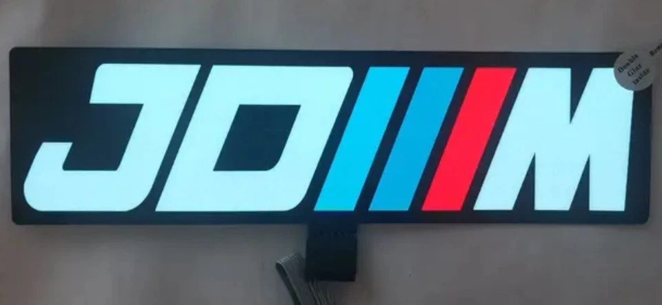 Calcomanía coche LED JDM Foto 1 de 4