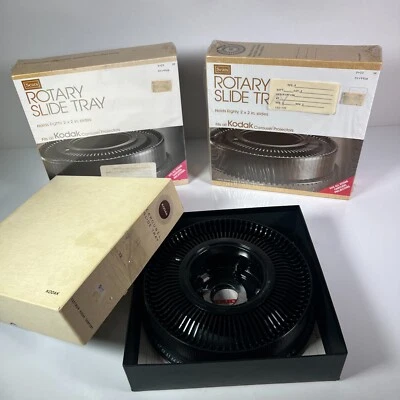 Sear Rotary Slide Tray for Kodak Carousel Projector (Holds 80 2"x2" Slides) Lot - Image 1 of 4