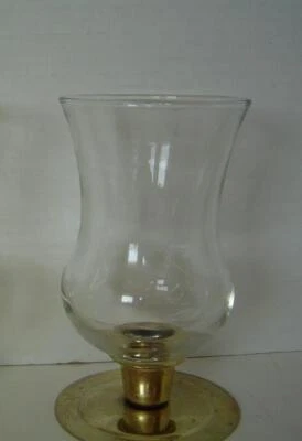 1 VIDRIO TRANSPARENTE *TRADICIONES* 4.5" DE ALTO Clavija Votiva Taza Candelabro Interior Hogar Foto 1 de 4