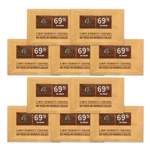 Pack de 10 Control de Humedad Bidireccional 69% Derecha Grande 60 gramos envuelto individualmente (60g) - Imagen 1 de 6