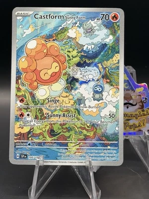 Castform Sunny Form 195/191 Scarlet & Violet Surging Sparks Pokémon TCG - Image 1 of 2