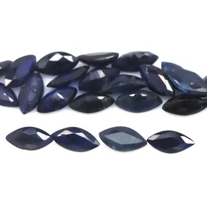 10.98 CT. Heated 23Pcs Blue Sapphire Madagascar Marquise - Picture 1 of 4