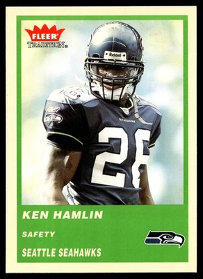 2004 Fleer Tradition Ken Hamlin Green #321 Seattle Seahawks - Image 1 of 2