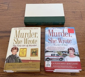 Lot of 3 Murder She Wrote hardcover books Jessica Fletcher, Donald Bain Jon Land - Picture 1 of 1
