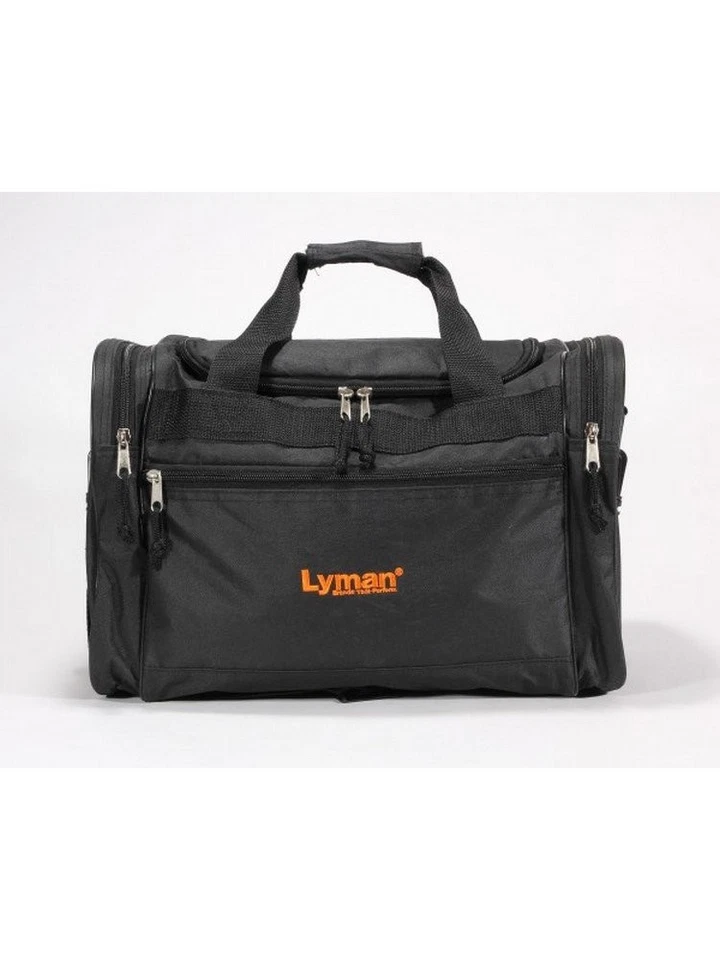 Lyman 7837830 Black Pistol Range Bag 600d Nylon