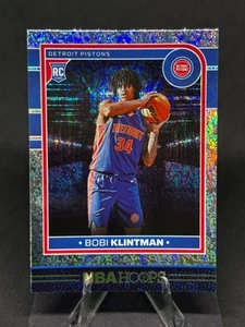 Bobi Klintman 2024-25 NBA Hoops Texture Silver Glitter Foil #267 Pistons Rookie - Picture 1 of 2