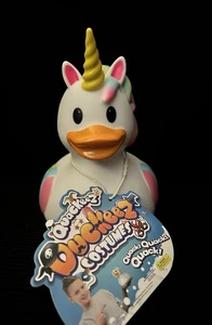*¡RARO! Unicornio Arco Iris Quackeez Duckeez Pato Nuevo - Imagen 1 de 5