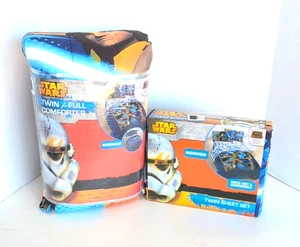 Star Wars Rebels Twin Reversible Comforter w/ Twin Sheet Set - Picture 1 of 6