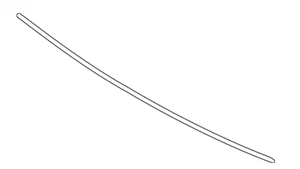 Genuine BMW 3 Series F30 F31 Windshield Upper Moulding Trim OEM 51317258053 - Picture 1 of 2