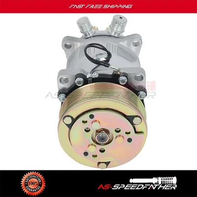 Compresor y embrague de aire acondicionado para Jeep Cherokee Comanche 1985-1987 2,1 L Foto 1 de 4