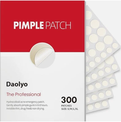 💠DAOLYO Pimple Patch 300 Acne Hydrocolloid Patches - Image 1 of 4