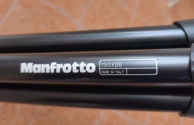 TREPPIEDI CAVALLETTO MANFROTTO 190XDB CON TESTA HD486RC2 - Immagine 1 di 4