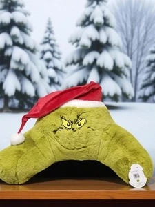 Almohada Cojín Grinch Festivo De Lujo | Respaldo Soporte Navidad Ultra Suave 42x60cm - Imagen 1 de 6