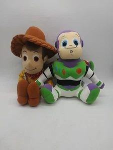 Disney Store Toy Story Baby Woody & Buzz Lightyear Plush Doll Lot Stuffed - Picture 1 of 24