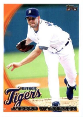 2010 Topps #277 Jarrod Washburn NM-MT Tigers  - Image 1 of 2