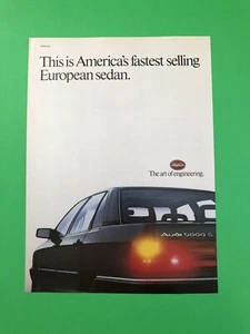 1985 1986 AUDI 5000S 5000 VINTAGE ORIGINAL PRINT AD ADVERTISEMENT 1 PAGE - Picture 1 of 1